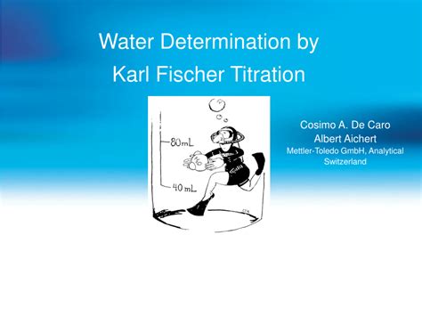 water determination by karl fischer